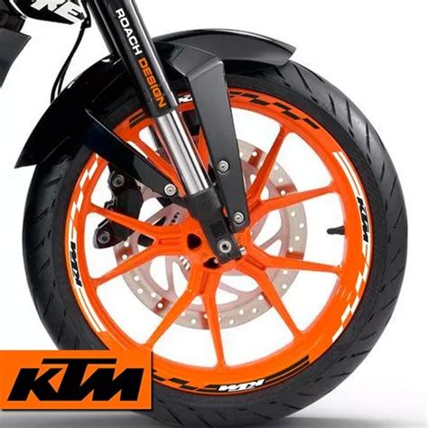 Kit Cintas Para Llantas Ktm Duke Y Calcos Ready To Race En Venta En