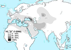 Haplogroup G Y-dna Country By Country