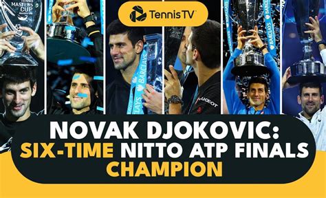 Novak Djokovic Six Time Nitto Atp Finals Champion Vcp Tennis