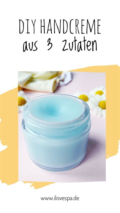 Naturkosmetik Handcreme Selber Machen Mit Blauer Kamille Aus 3 Zutaten