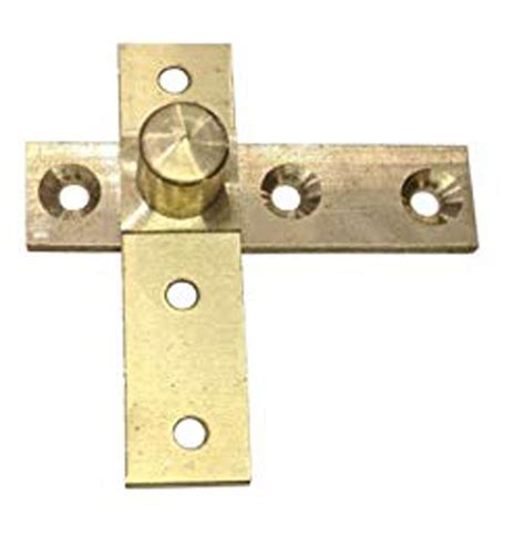 Adonai Hardware 3 80 Inch Azekah 360 Degree Rotation Brass Pivot Hinge