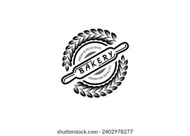 Black White Bakery Logo Design Template Stock Vector (Royalty Free) 2402978277 | Shutterstock