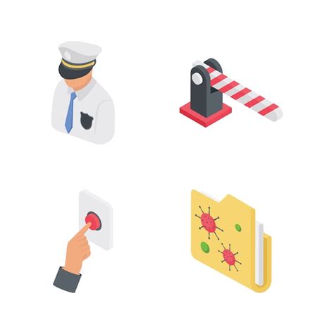 Premium Vector Security And Safety Icons Set