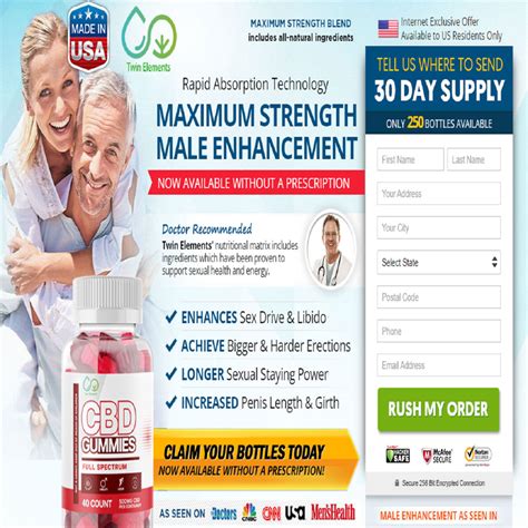 Twin Elements Male Enhancement Gummies Balances The Hormonal Health