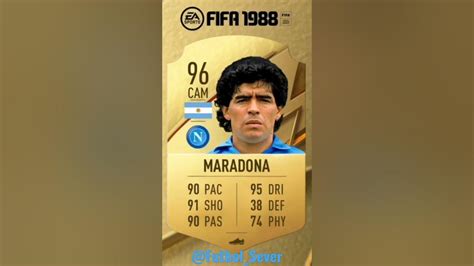 Maradona Fifa Card Evolution⚽️ Youtube