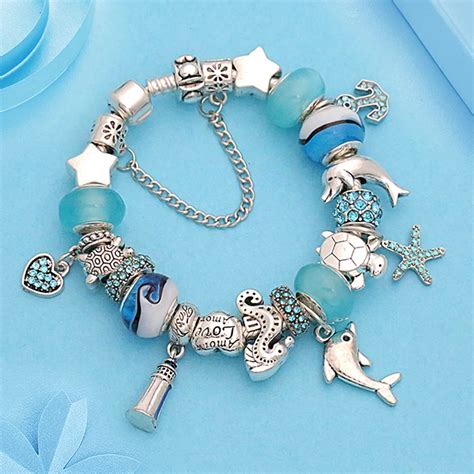 Buy 2018 New Design Dolphin Charm Pandora Bracelets