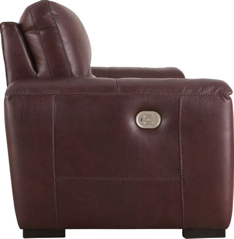 Signature Design By Ashley® Alessandro Garnet Power Reclining Loveseat Comfort Center