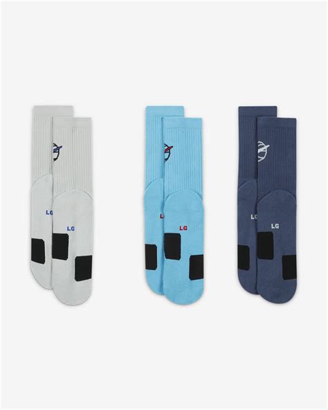 Nike Everyday Crew Basketball Socks 3 Pair