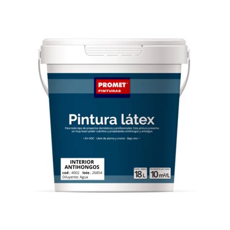 Promet Latex Int Ext Interior Antihongo L Ferreteria Pinturas Latex