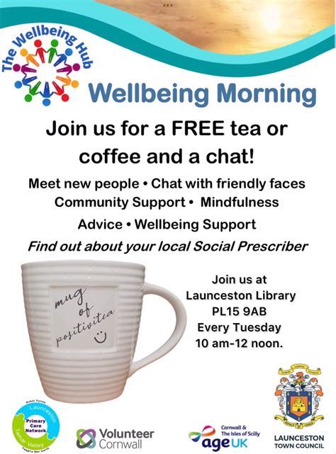 The Wellbeing Hub Wellbeing Morning Cornwall Link