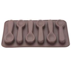 Moule à sucettes en chocolat en silicone Tala double coeur