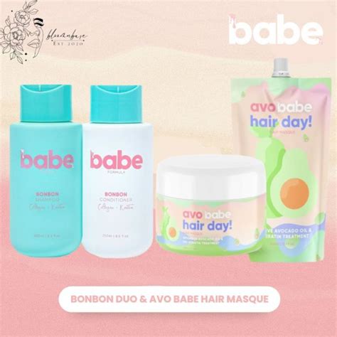 Bonbon Avo Babe CGM Approved Sulfate Free Haircare Tri Keratin Hair