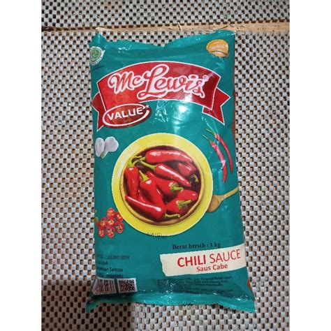 Jual Saos Sambal Mc Lewis Kemasan 1 Kg Shopee Indonesia