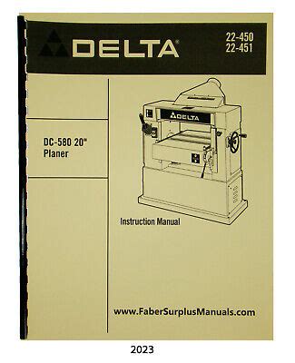 Delta Dc Planer Models Instructions Parts