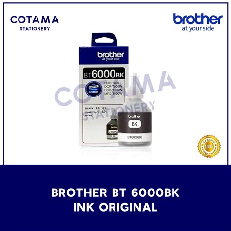 Jual Tinta Brother BT6000BK BT6000 Black Original Shopee Indonesia