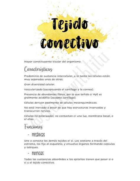 Tejido Conectivo Study With Titu Udocz