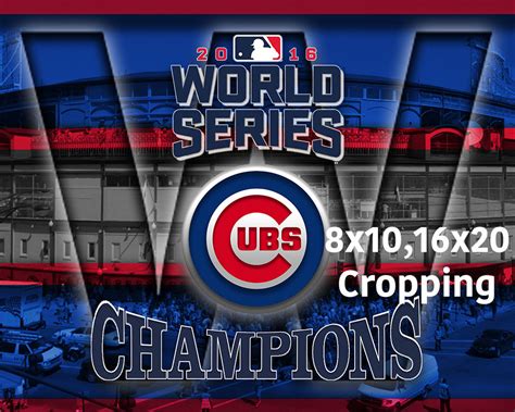 Chicago Cubs World Series Poster, Cubs World Series Artwork Cubs Gift ...