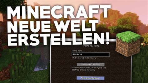 2024 MINECRAFT Neue WELT ERSTELLEN Einstellungen PC Handy PS4