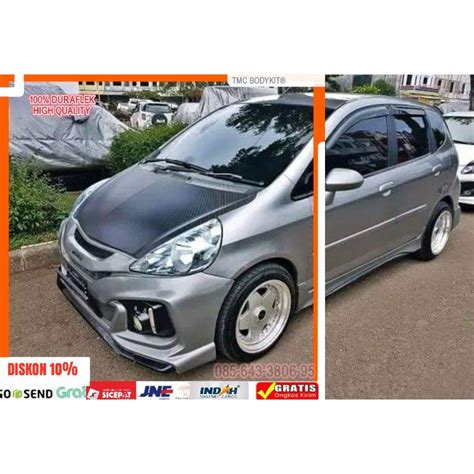 Jual Bodykit Honda Jazz 2003 2008 Gk5 Style BODY KIT BODIKIT Shopee