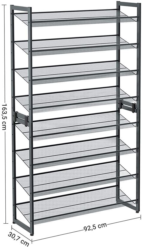 Songmics Estantería Para Zapatos De 8 Niveles Juego De 2