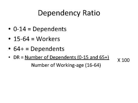 Introduction To Population Pyramids Dependency Ratio The Number