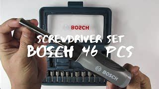 Jual Mata Obeng Sok Socket Screwdriver Set Hand Tool Kit Bosch Pcs