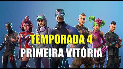 Primeira Vit Ria Na Temporada Fortnite Battle Royale Pc Gameplay Pt