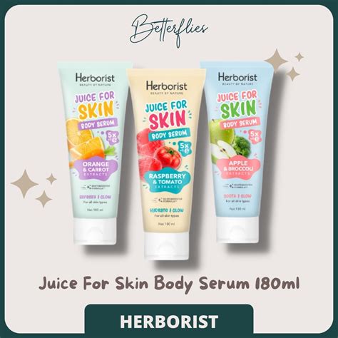 Jual HERBORIST Juice For Skin Body Serum 180ml Shopee Indonesia