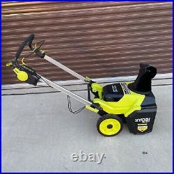 Ryobi V Hp Brushless Whisper In Single Stage Cordless Snow Blower