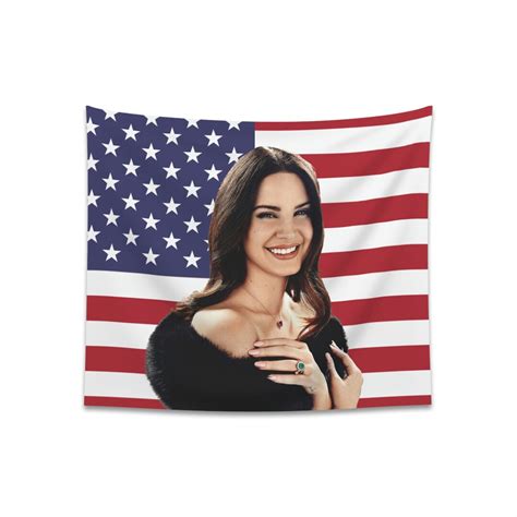 Lana Del Rey American Flag Lana Del Rey Merch Lana Del Rey Gift Lana Del Rey Queen American Flag ...