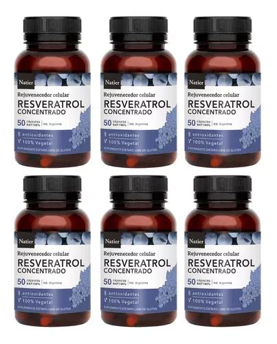 Pack X Resveratrol Natier Frascos C Psulas Sin Tacc