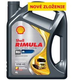 Shell Rimula R M W L Motorov Oleje Nakladne Automobily