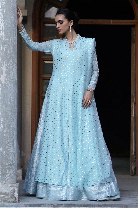 Ice Blue Gown | Farida Hasan