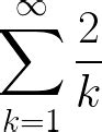 Harmonic Infinite Series Convergence Divergence problems