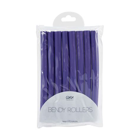 Oxx Haircare 8 Piece Bendy Rollers Purple Kmart