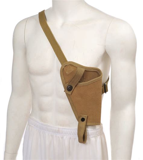 Us Ww2 M3 Khaki Canvas Colt 1911 45 Tanker Shoulder Holster Marked Jtandl