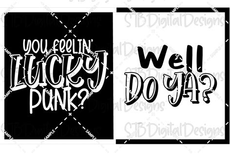 feelin lucky punk graphic  jennifer short creative fabrica