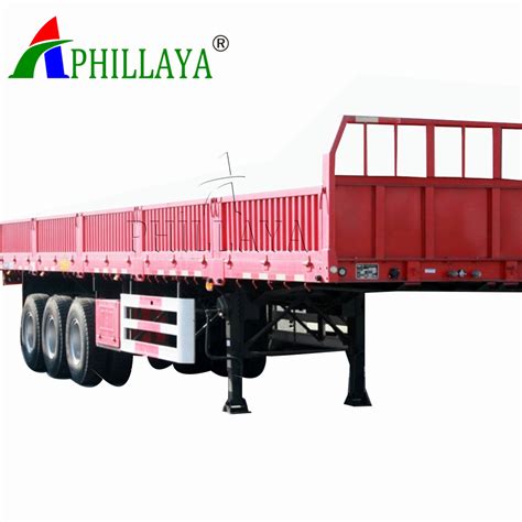 Feet Container Flatbed Cargo Transport Sidewall Side Door Semi