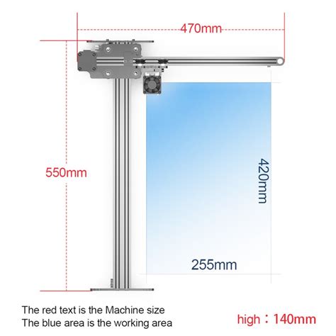 Neje Plus A W Laser Engraver Cutter X Mm Focus Mm