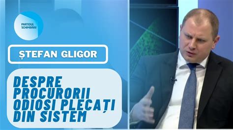 Stefan Gligor Despre Procurorii Odiosi Plecati Din Sistem Partidul