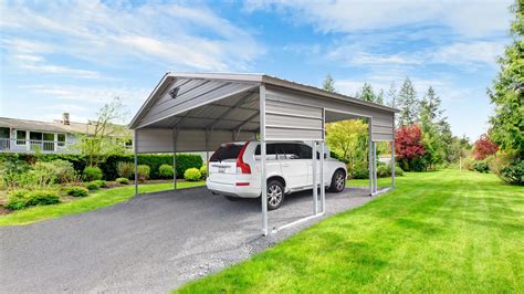 Vertical Roof Metal Carports X X Usa Steel Buildings Florida