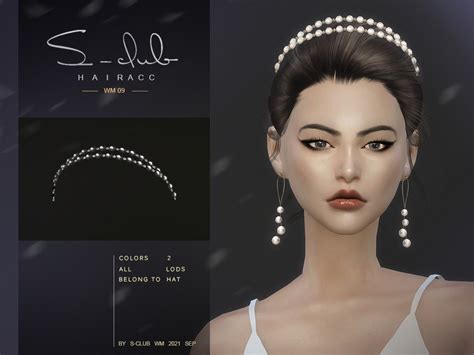 The Sims Resource Pearl Headban By S Club