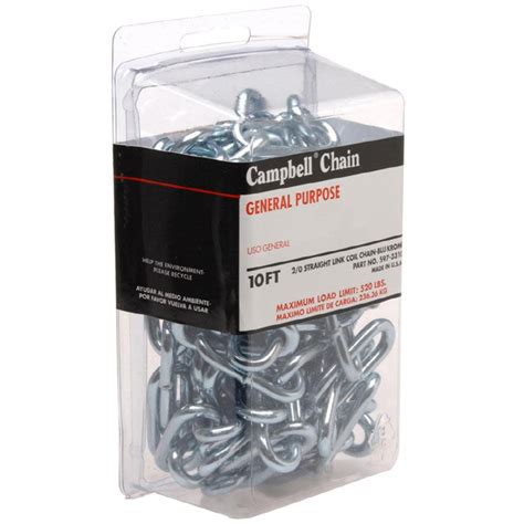 Campbell 10 Ft Welded Zinc Plated Steel Chain