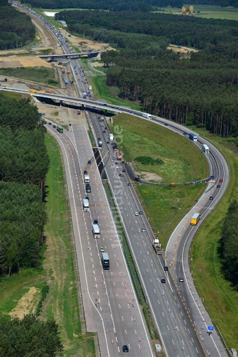 Gro Ziethen Aus Der Vogelperspektive Baustelle Zum Um Und Ausbau Des