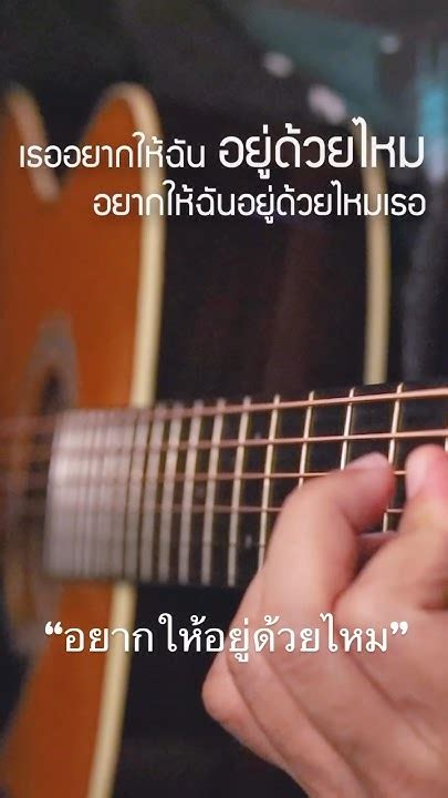 อยากให้อยู่ด้วยไหม Fingerstyle Guitar Cover Martinguitar Omjm