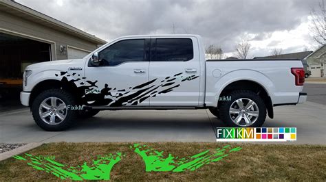 Mud Splash Side Graphics Vinyl Decal Stickers Universal Size Etsy Canada