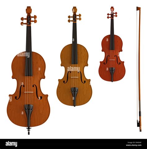 Violin viola cello double bass Cut Out Stock Images & Pictures - Alamy