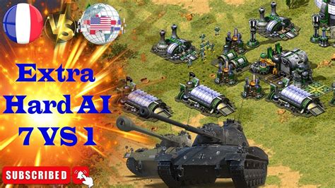 Red Alert 2 An Easy Map For Extra Hard AI 7 Vs 1 YouTube