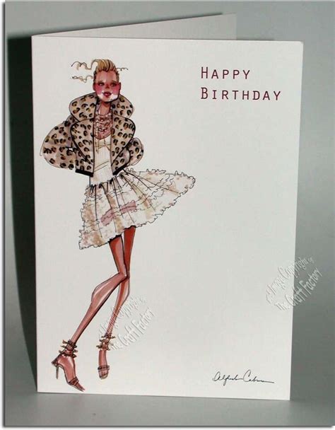 Alfredo Cabrera Illustrator Open Greeting Card Happy Birthday