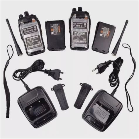 Kit 10 Rádios De Comunicação Walk Talk Baofeng Bf 777s Uhf Vhf 16